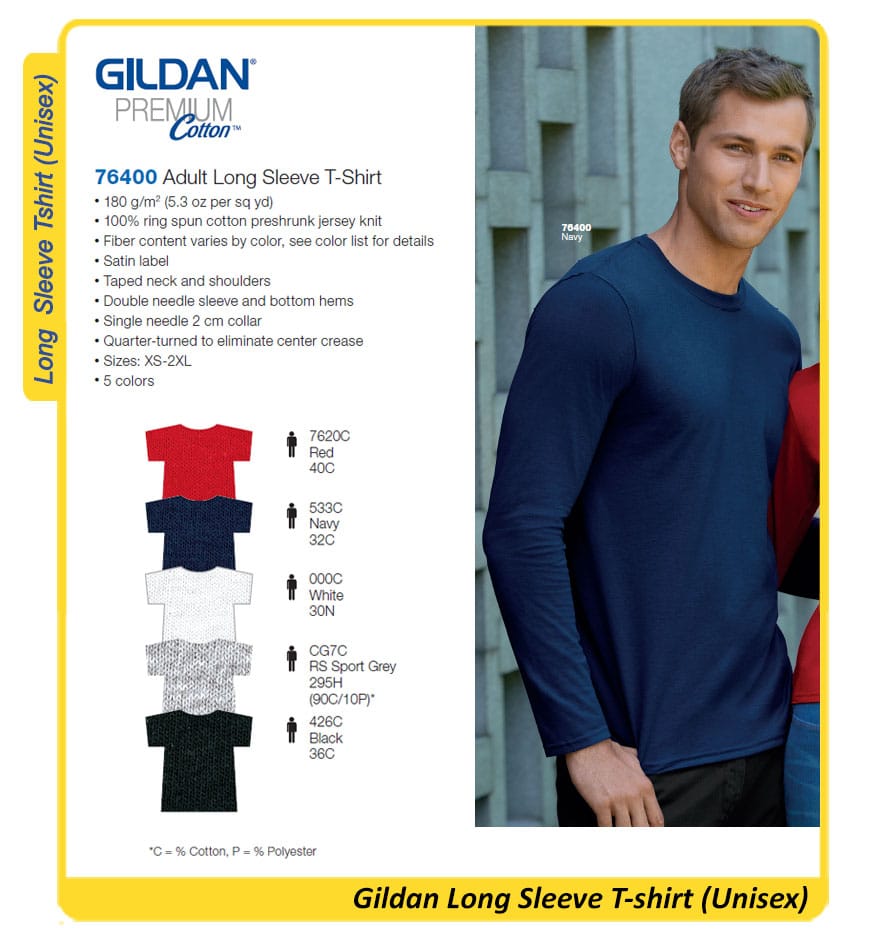 Gildan Premium Long-sleeve 76400