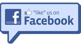 follow us on facebook button