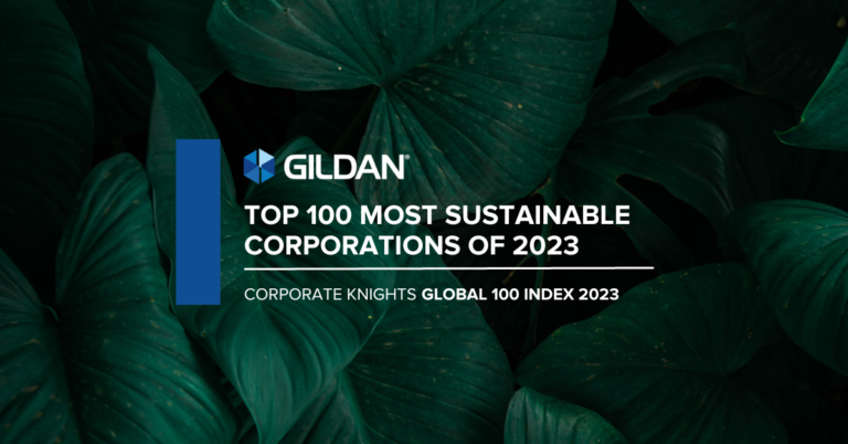 Gildan eco-friendly banner