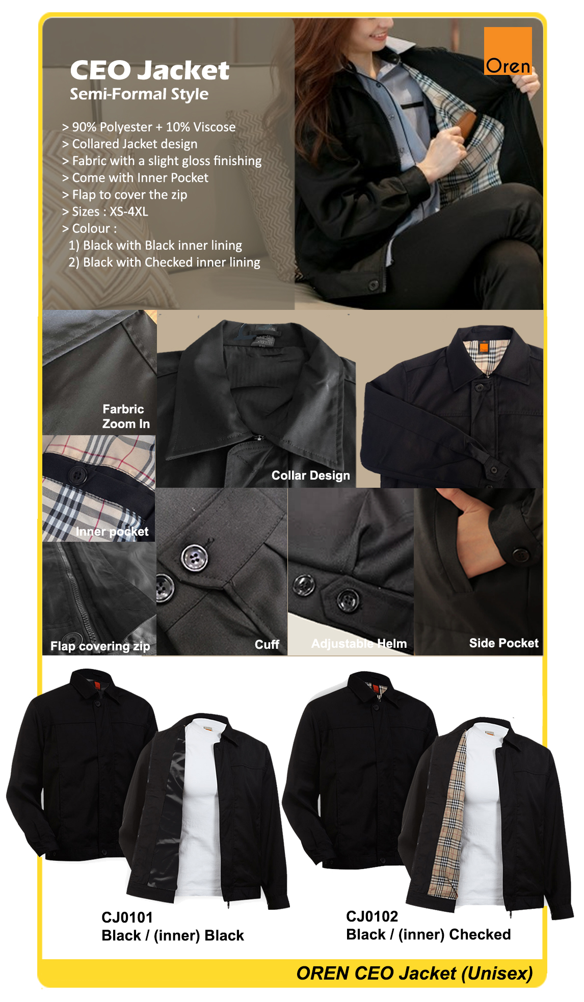 Corporate Jacket Singapore | Office Jacket | Blazer Jacket